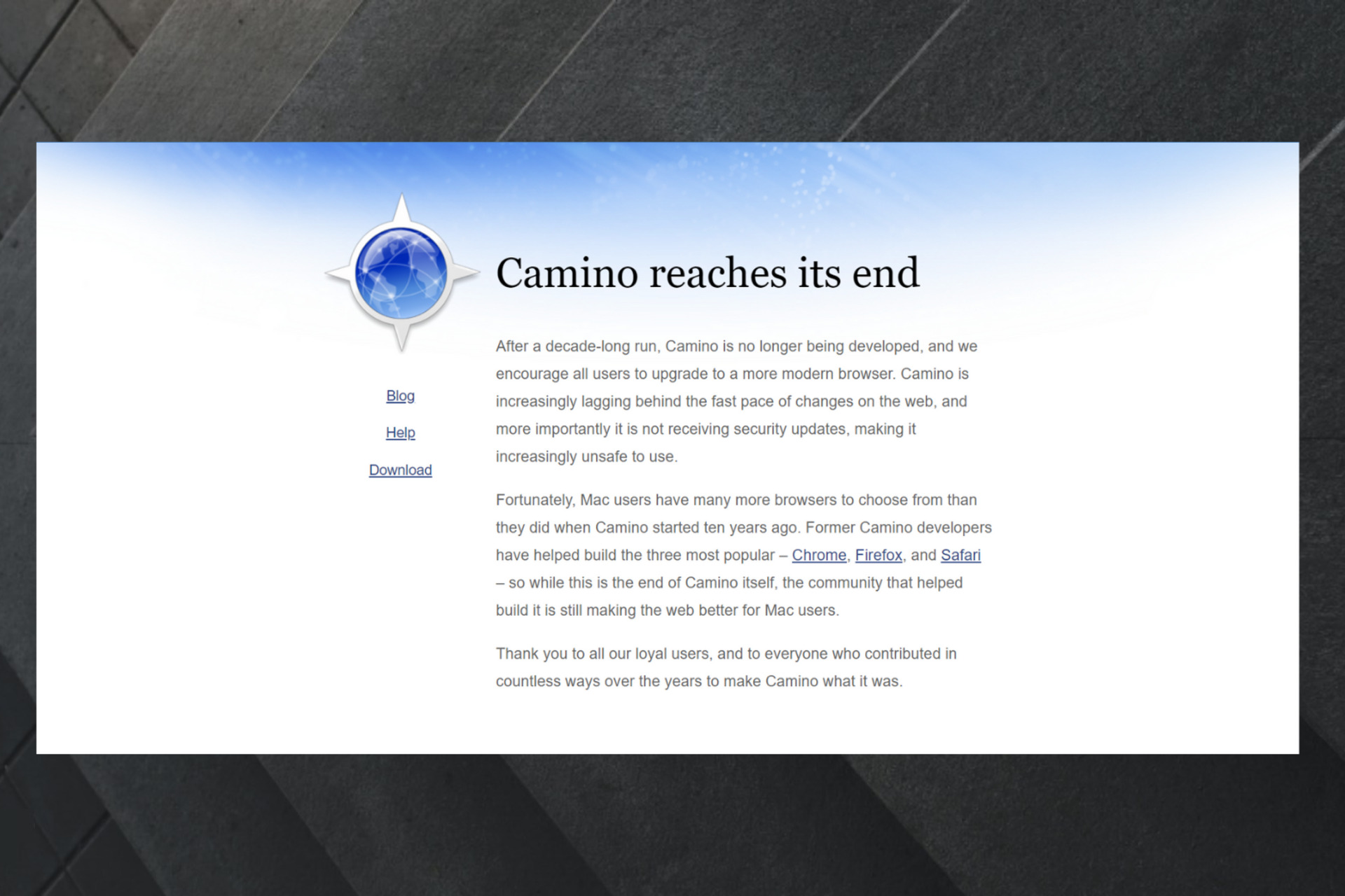 Camino browser: Here’s everything you need to know