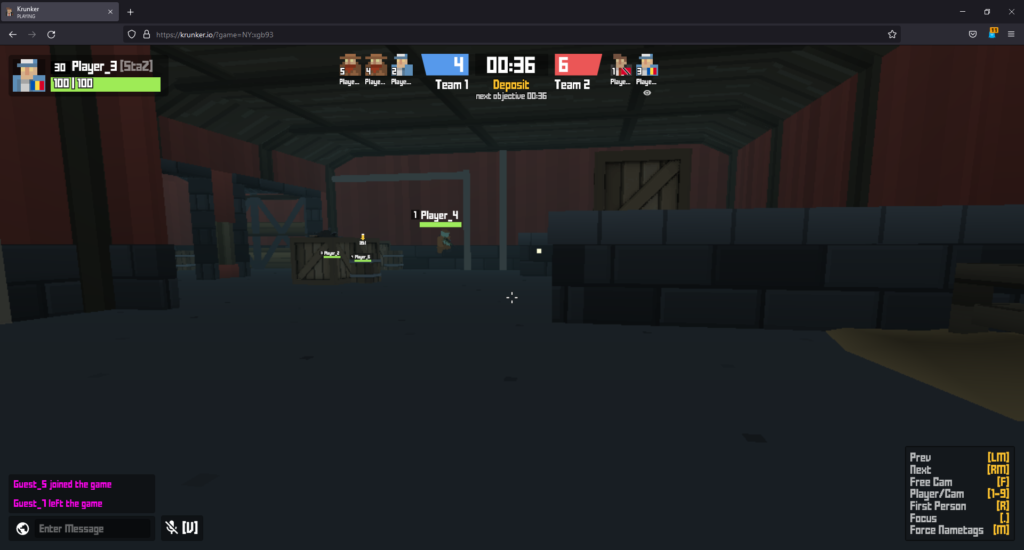 KRUNKER GAMEPLAY PT BR - FPS DE NAVEGADOR GRATUITO PARA PC FRACO