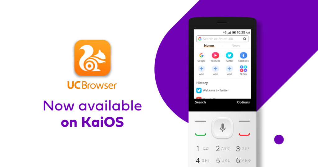 best browser for kaios UC browser