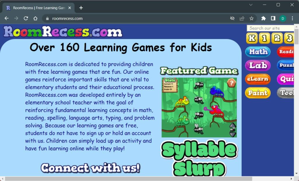 learning games for kids