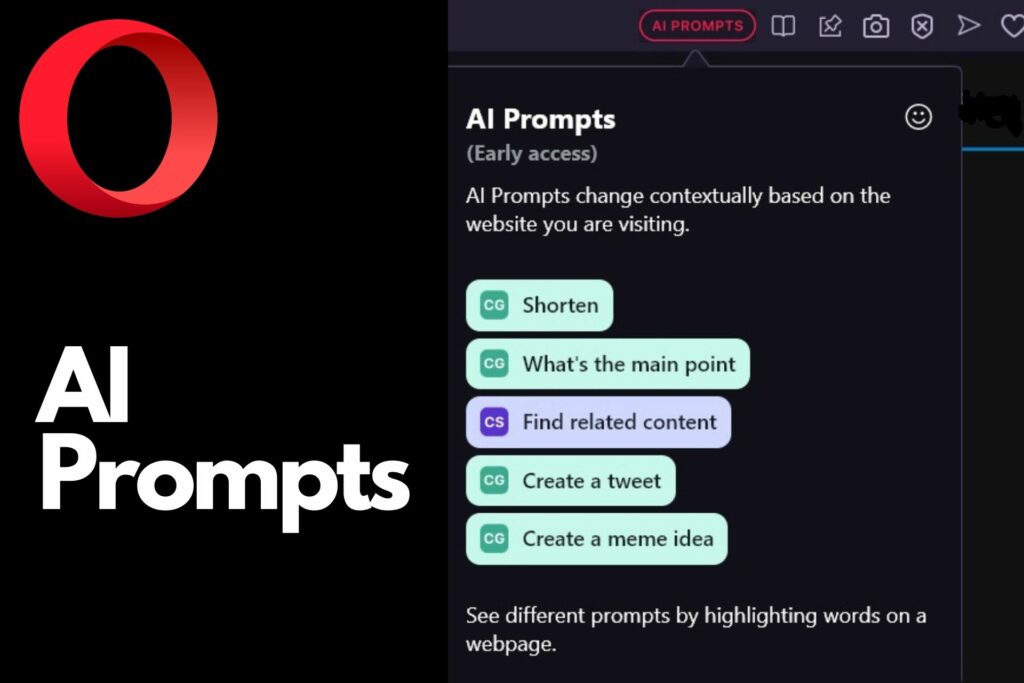Opera GX AI Prompts